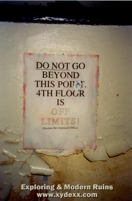 Do not go beyond this point