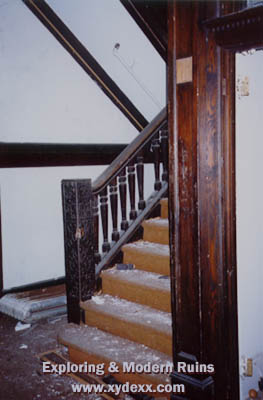 Stairs to the second floor